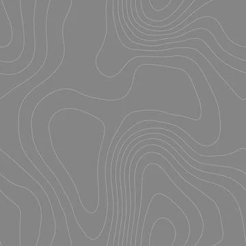 Line topography map seamless pattern. Seamless vector topographic map background Stock Illustration