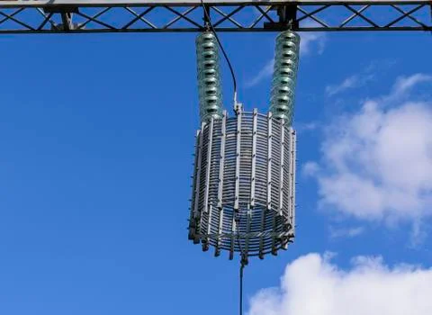 A line trap (high-frequency stopper) is a maintenance-free Stock Photos