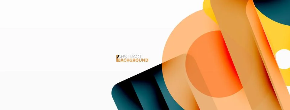 Line, triangle, square and circle primitive composition. Vector geometric Stock Illustration
