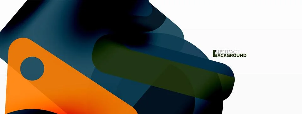 Line, triangle, square and circle primitive composition. Vector geometric Stock Illustration