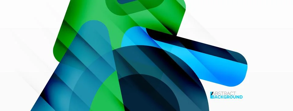 Line, triangle, square and circle primitive composition. Vector geometric Stock Illustration