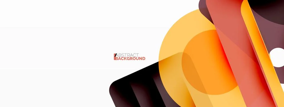 Line, triangle, square and circle primitive composition. Vector geometric Stock Illustration