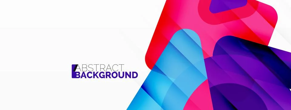 Line, triangle, square and circle primitive composition. Vector geometric Stock Illustration