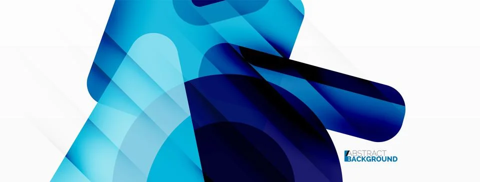 Line, triangle, square and circle primitive composition. Vector geometric Stock Illustration