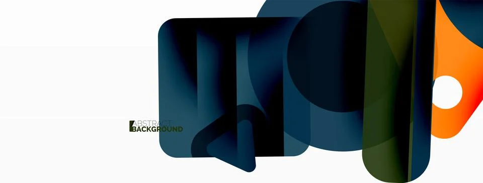 Line, triangle, square and circle primitive composition. Vector geometric Illustrazione stock