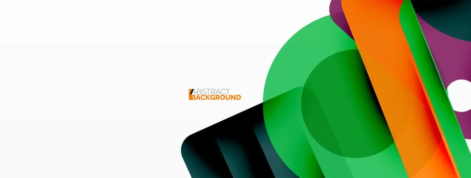 Line, triangle, square and circle primitive composition. Vector geometric Stock Illustration