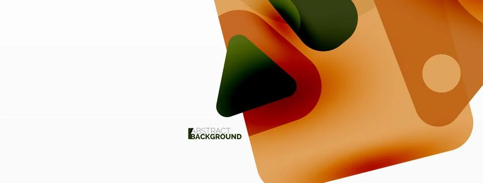 Line, triangle, square and circle primitive composition. Vector geometric Stock Illustration