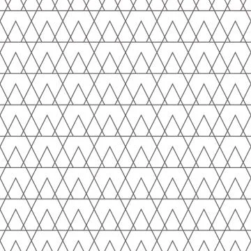 Line triangle tiny seamless vector pattern. 스톡 일러스트