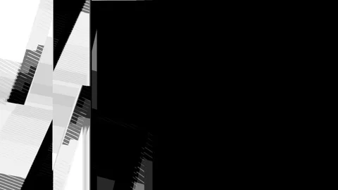 Line Triangle Transition HD Alpha Stock Footage 93758543