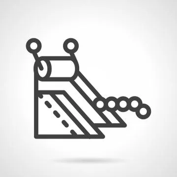 Line vector icon for conveyor part Ilustração Stock