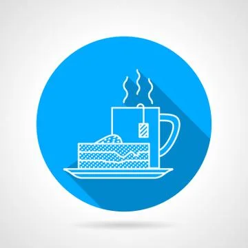 Line vector icon for tea party Stock Illustration