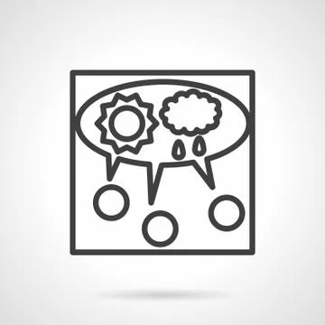 Line vector icon for teamwork Stock Illustration