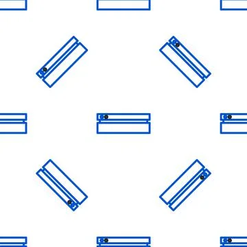 Line Video game console icon isolated seamless pattern on white background 库存插图