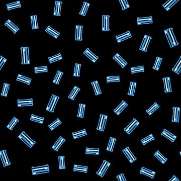 Line Video game console icon isolated seamless pattern on black background 스톡 일러스트
