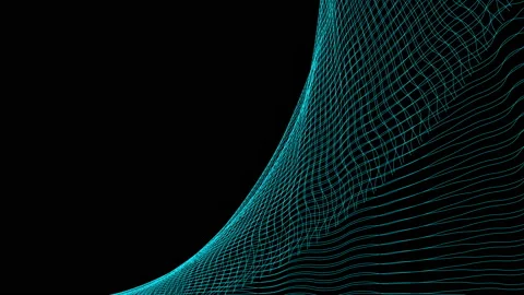 Line wave background,best animation in 4k. Stock Footage 201940015