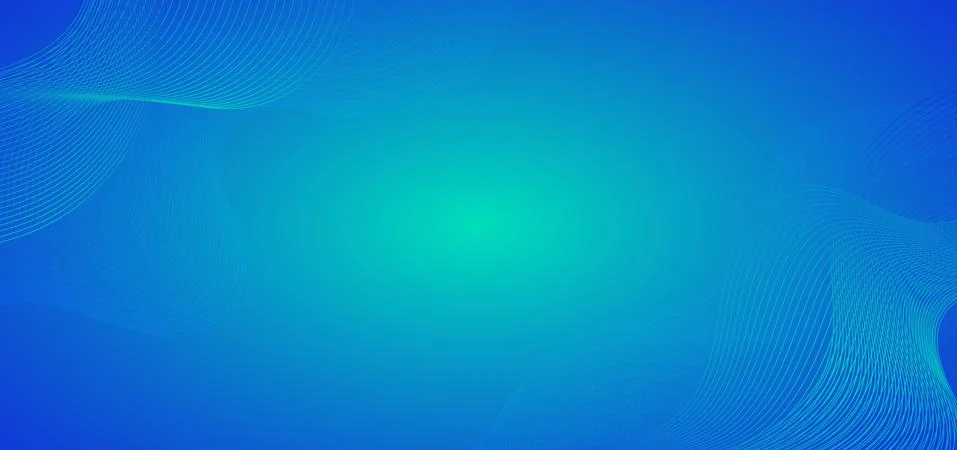 Line wave flow pattern design blue color style abstract background Stock Illustration