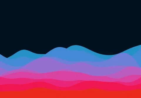 Line wave pattern vector. Abstract template with geometric pattern. Stock Illustration