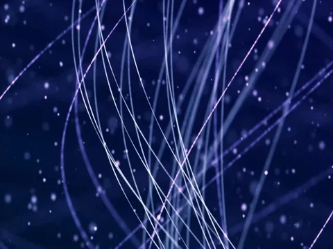 Line of Waves with Bokehs Stock Footage 73619112