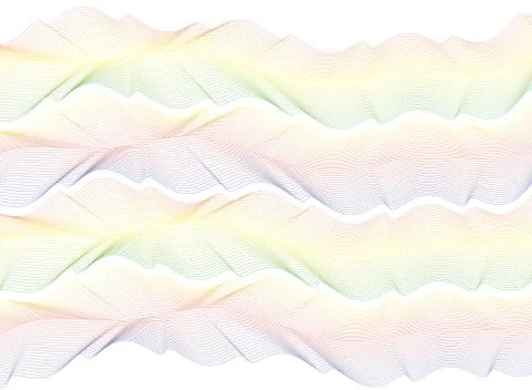 Line waves Stock Illustration