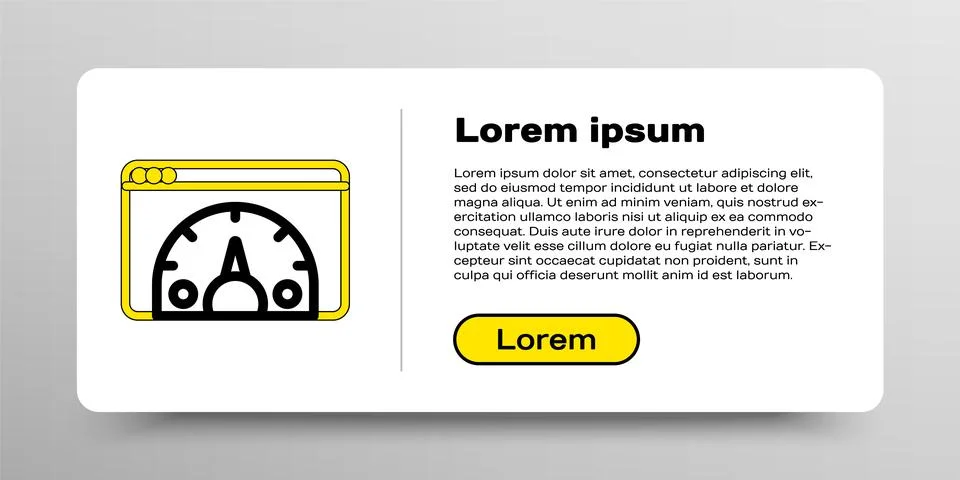 Line Web analytics information and development website statistic icon isolated Illustrazione stock