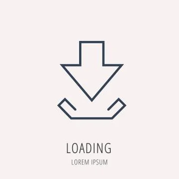 Line Web Icon Free Stock Illustration