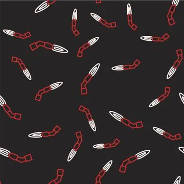 Line Welding torch icon isolated seamless pattern on black background. Vector Stock Illustration