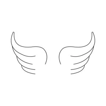 Line wings Stock-Illustration