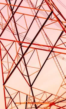 Line of wire Foto stock