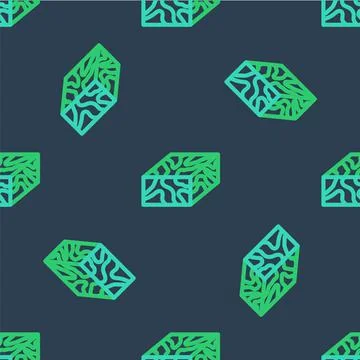 Line Wooden beam icon isolated seamless pattern on blue background. Lumber beam Stock Illustration