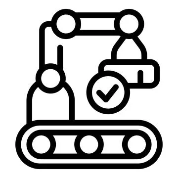 Line work icon outline vector. Factory engineer イラスト素材