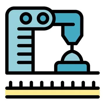 Line work icon vector flat Stock Illustration
