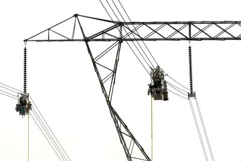 Line Workers 写真素材