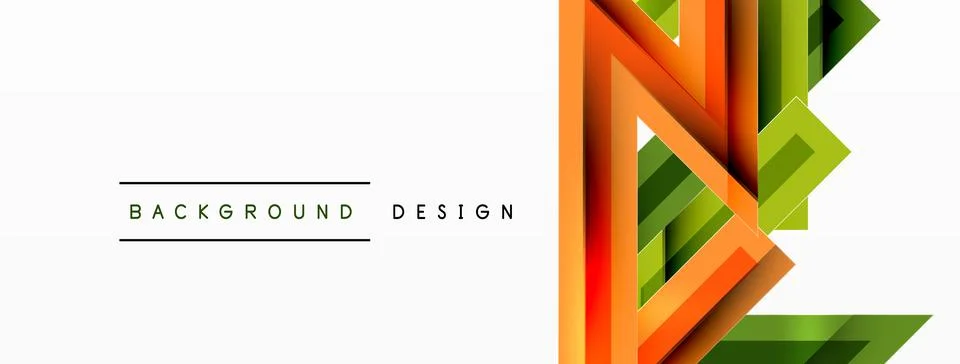 Line zig zag dynamic geometric abstract background. Colorful lines with shadow イラスト素材