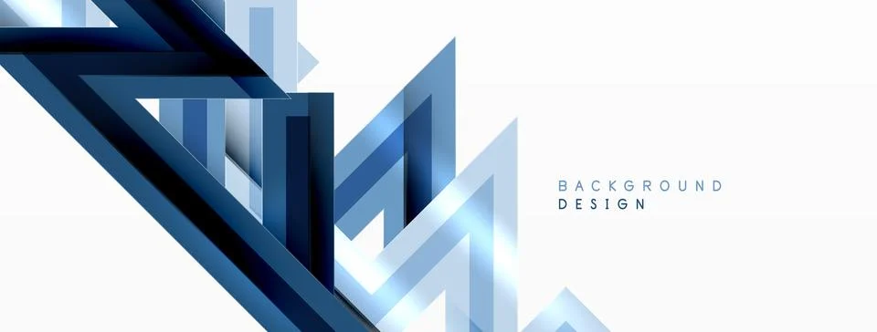 Line zig zag dynamic geometric abstract background. Colorful lines with shadow Stock Illustration