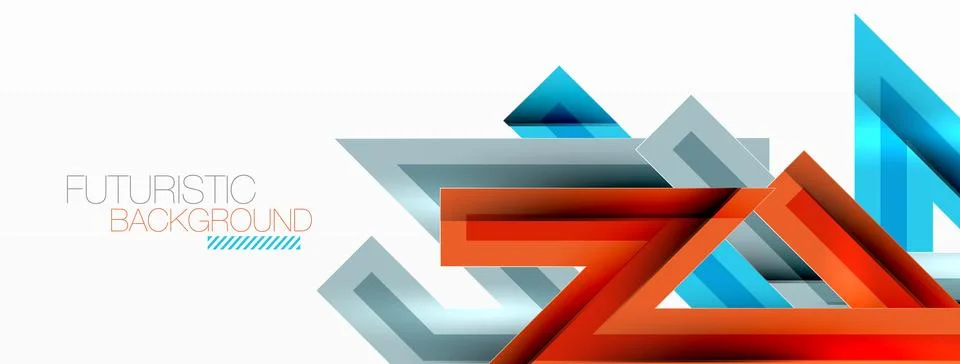 Line zig zag dynamic geometric abstract background. Colorful lines with shadow 스톡 일러스트