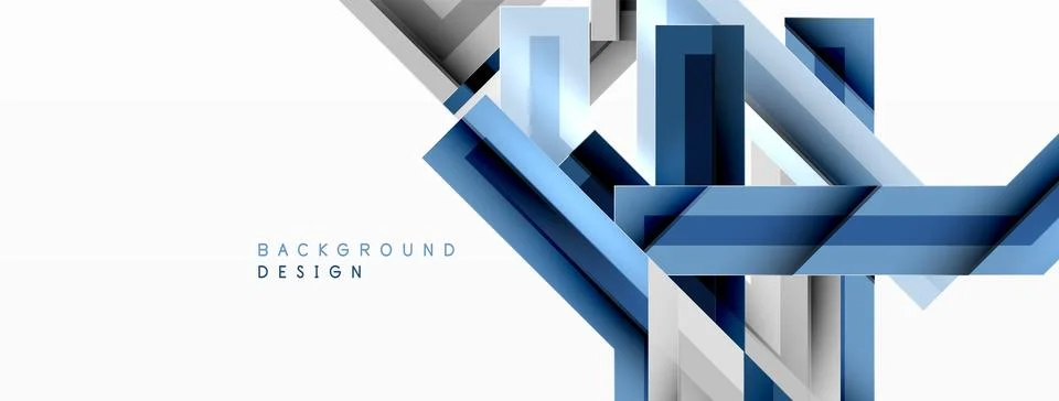 Line zig zag dynamic geometric abstract background. Colorful lines with shadow 스톡 일러스트