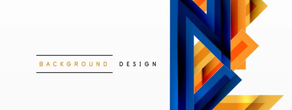 Line zig zag dynamic geometric abstract background. Colorful lines with shadow Stock Illustration