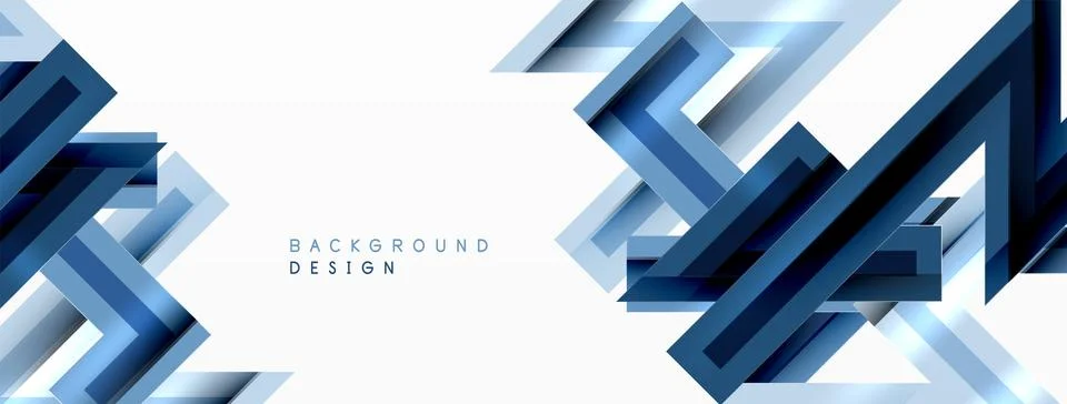Line zig zag dynamic geometric abstract background. Colorful lines with shadow Stock Illustration