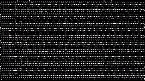 Linear binary code on black background. Stock Footage 228429704
