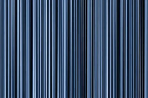 Linear blue ribbed background vertical stripes parallel infinite lines base g Stock Illustration