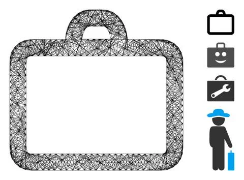 Linear Case Vector Mesh Illustration