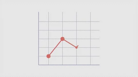 Linear chart animation Video stock 278256675