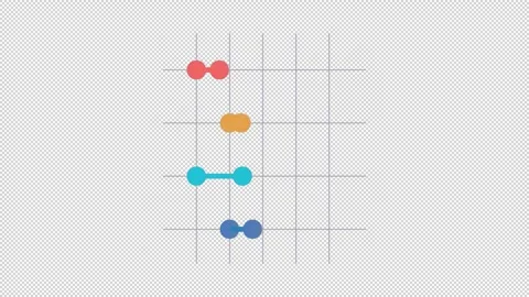 Linear charts animations Stock Footage 278256794