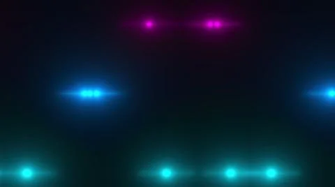 Linear color lightsin the dark. Computer generated background 3d rendering Stock Illustration