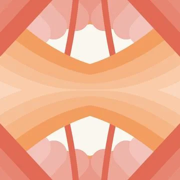 Linear contour texture outline tile texture in milk skin, crema, almond syrup, p Stock Illustration