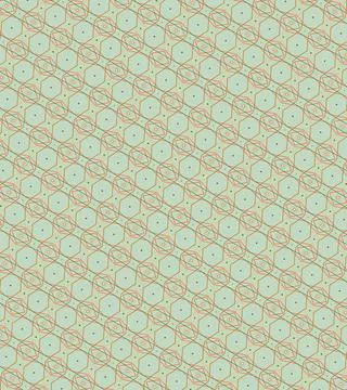 Linear contour texture single-line repeat pattern in ocean green, pale spru.. Stock-Illustration