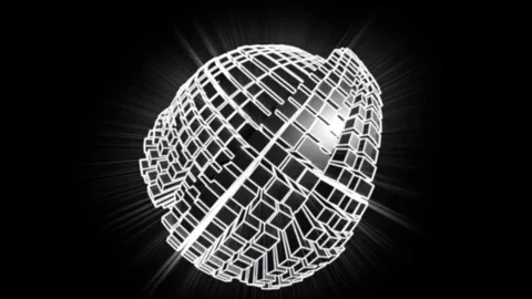 Linear disco Stock Footage 73271605