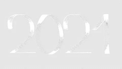 Linear drawing 2021 Stock Footage 148170294