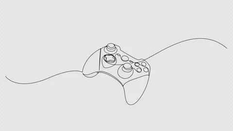 Linear Game Controller Horizontal Motion Animation Stock Footage 331232666