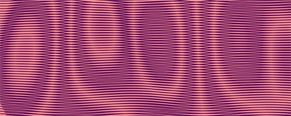 Linear geometric abstract background with lines rounded forms. Stock Illustration